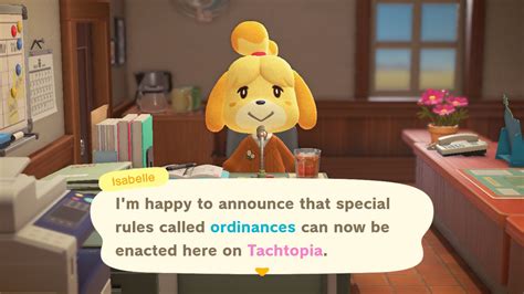 How Ordinances work in ACNH .
